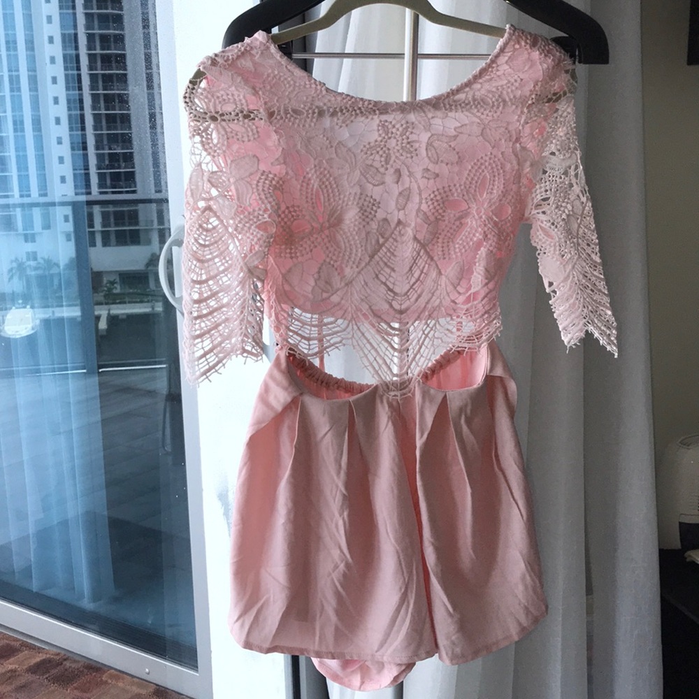 Lace romper